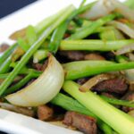 Quick & Tasty: Easy Shredded Pork with Garlic Chives Delight