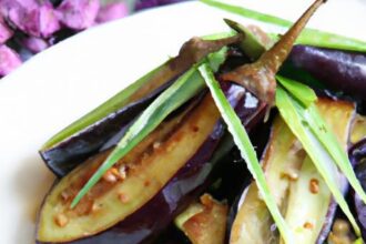 Savor the Bold Flavors of Traditional Sichuan Garlic Eggplant