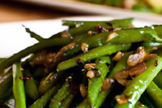 Sizzle & Spice: Easy Dry-Fried Green Beans Recipe Delight