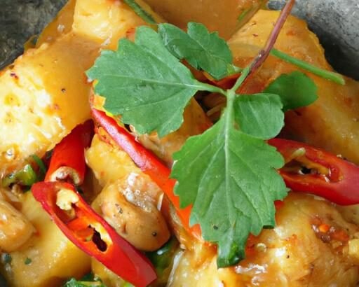 Savoring Tradition: Mild Thai Potato Curry Delight Unveiled