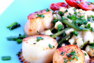 Savoring Tradition: Classic Scallops in Garlic Sauce Delight