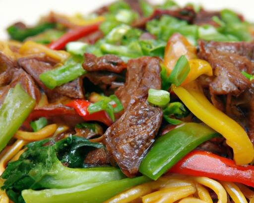 Savoring Tradition: Cantonese Beef & Noodle Stir-Fry Magic