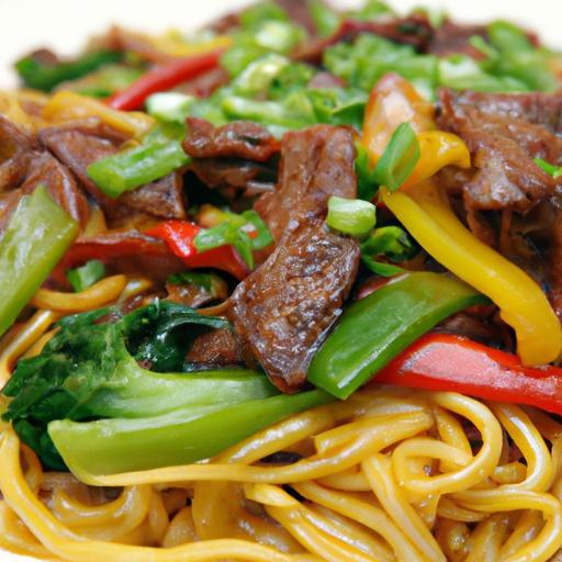 Savoring Tradition: Cantonese Beef & Noodle Stir-Fry Magic