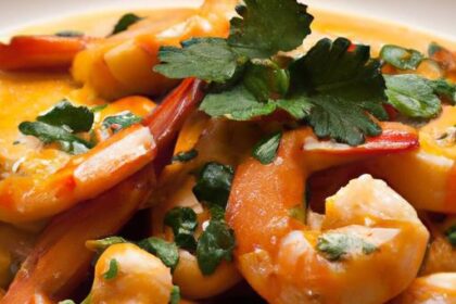 Zesty Kerala Prawn Curry with Raw Mango: A Tangy Delight