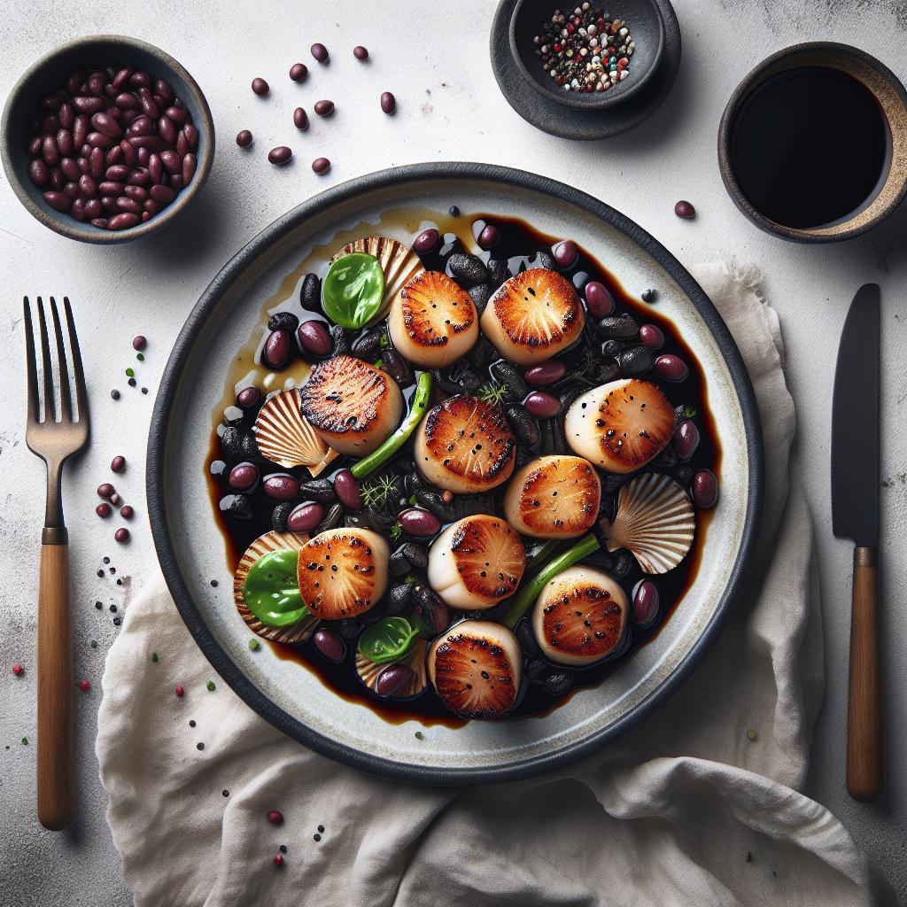 Unlock Flavor: Seared Scallops with Bold Black Bean Sauce