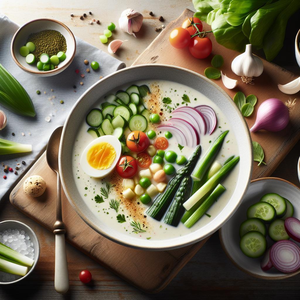 Chilled Vichyssoise: Classic French Soup Served Cool