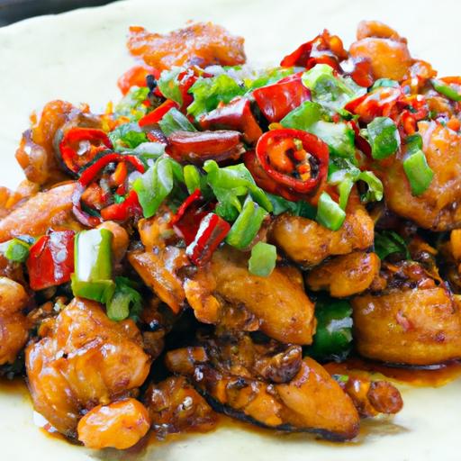 Sizzling Sensations: Dry-Fried Chicken with Chili & Sichuan Pepper