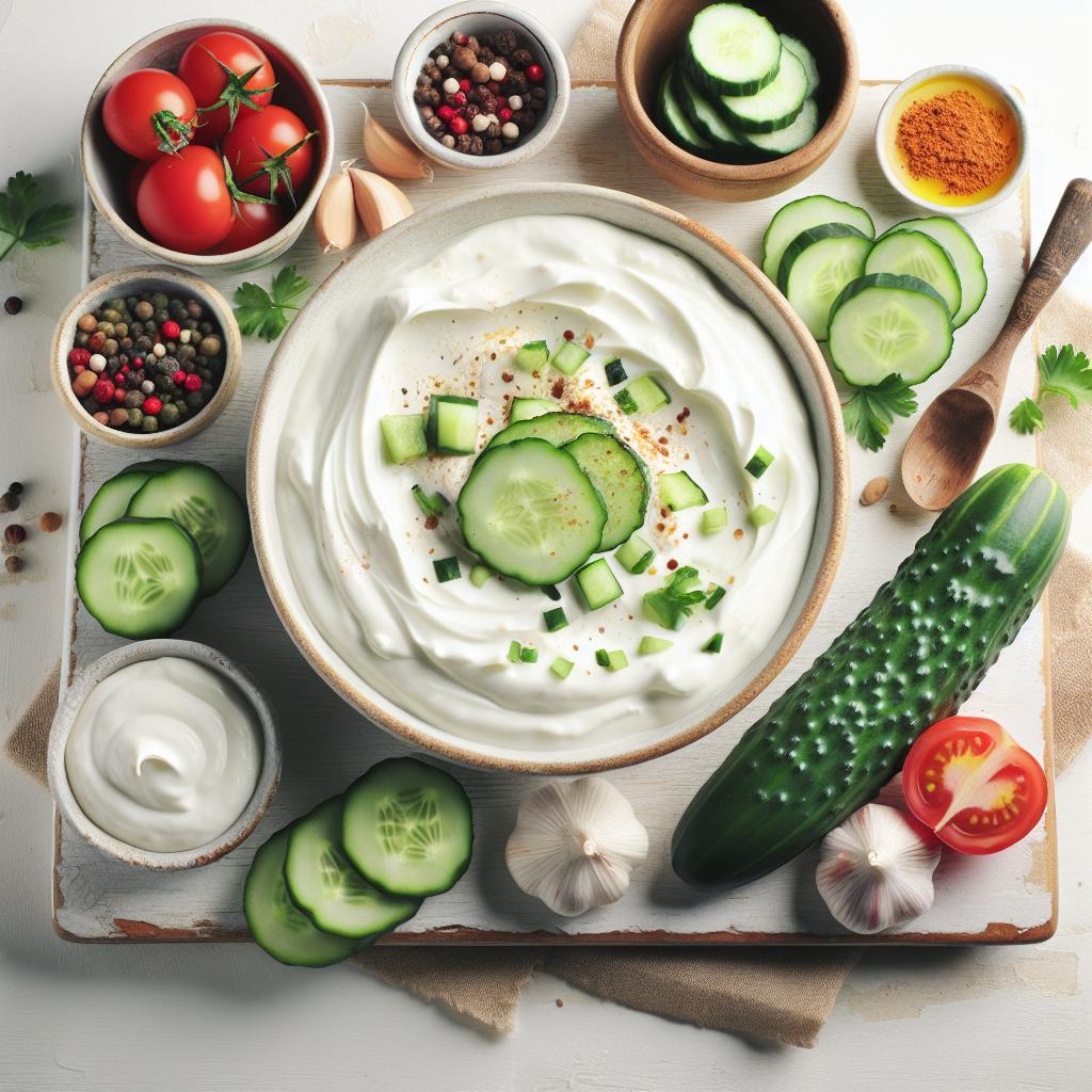 Whisk Up Tradition: Crafting Classic Turkish Yogurt Cucumber Dip