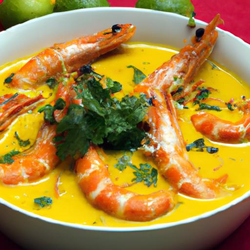 Zesty Kerala Prawn Curry with Raw Mango: A Tangy Delight