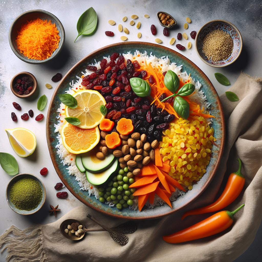 Savor the Flavor: Crafting Persian Lentil & Raisin Rice