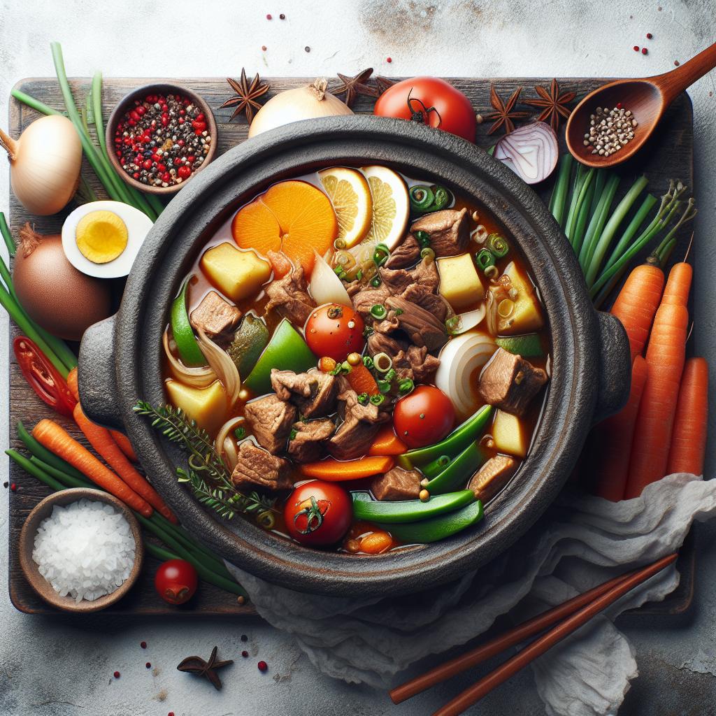 Savoring Tradition: The Art of Dizi Sangi Stone Pot Stew