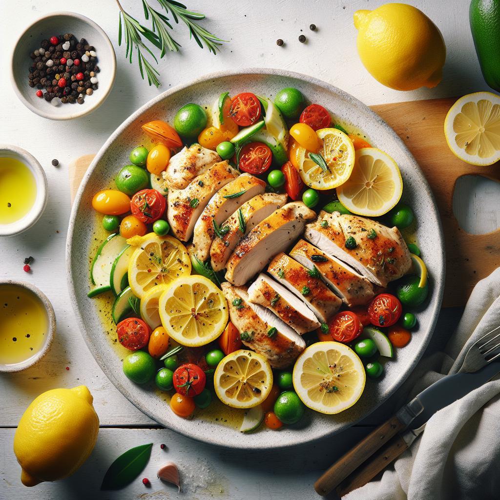 Zesty Mediterranean Lemon Chicken: A Citrus Delight Recipe