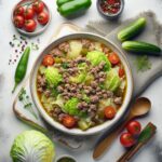 Hearty Keto Cabbage Soup: Savory Ground Beef Delight