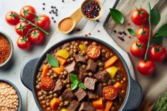 Hearty Beef and Lentil Stew: A Nutritious Comfort Classic