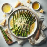Golden Delight: Roasted Asparagus with Parmesan Perfection