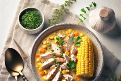 Hearty Chicken and Corn Chowder: Comfort in Every Spoonful