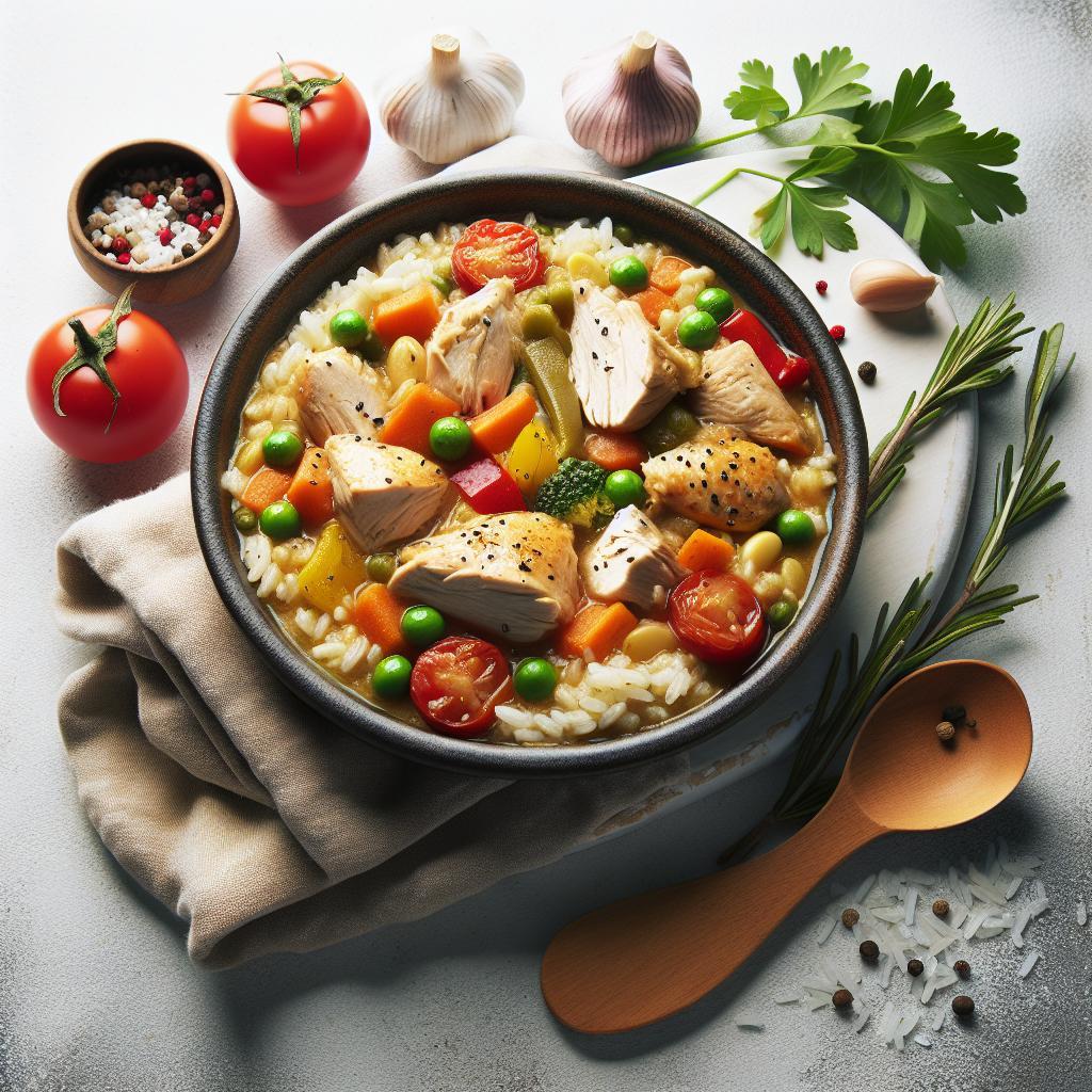 Hearty Chicken and Rice Stew: Comfort in Every Spoonful