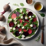 Bright Bites: Roasted Beet Salad with Creamy Goat Cheese