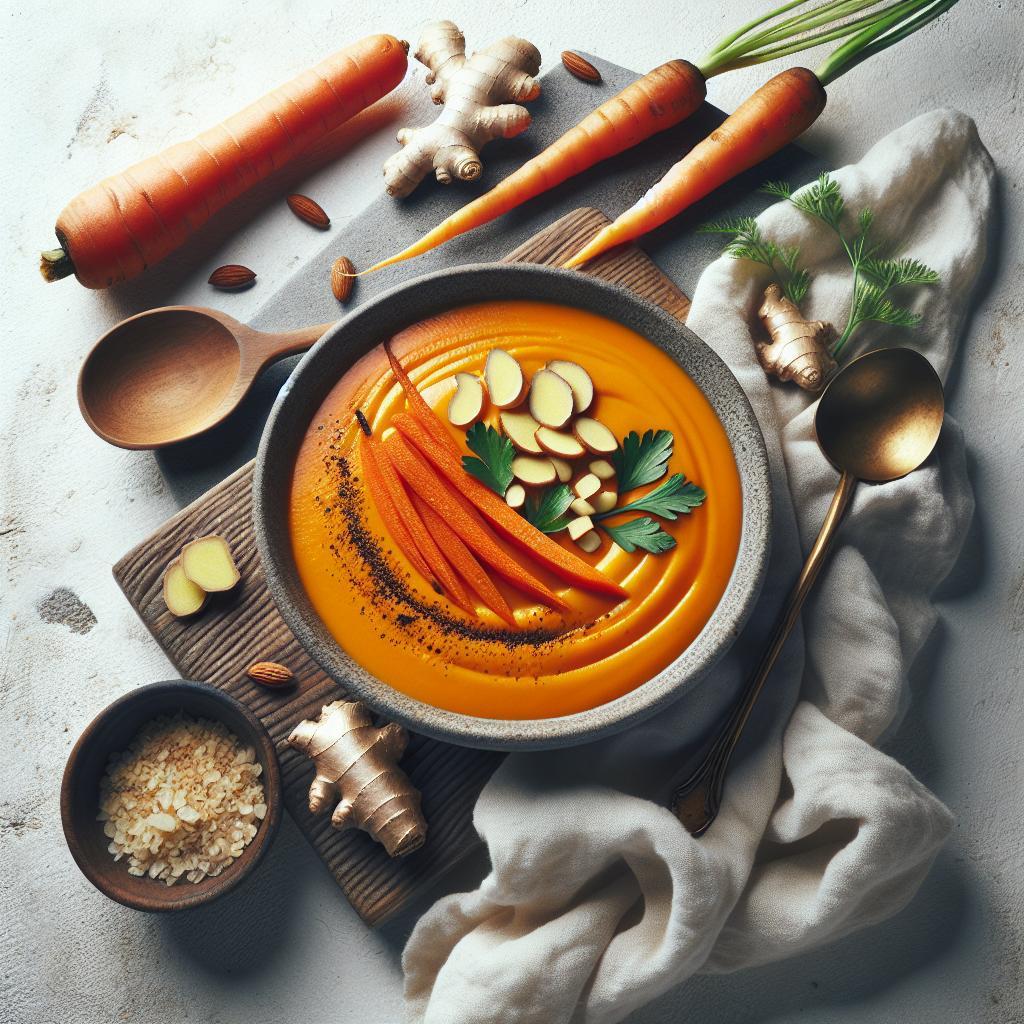 Warm Up Your Day with Roasted Carrot and Ginger Soup