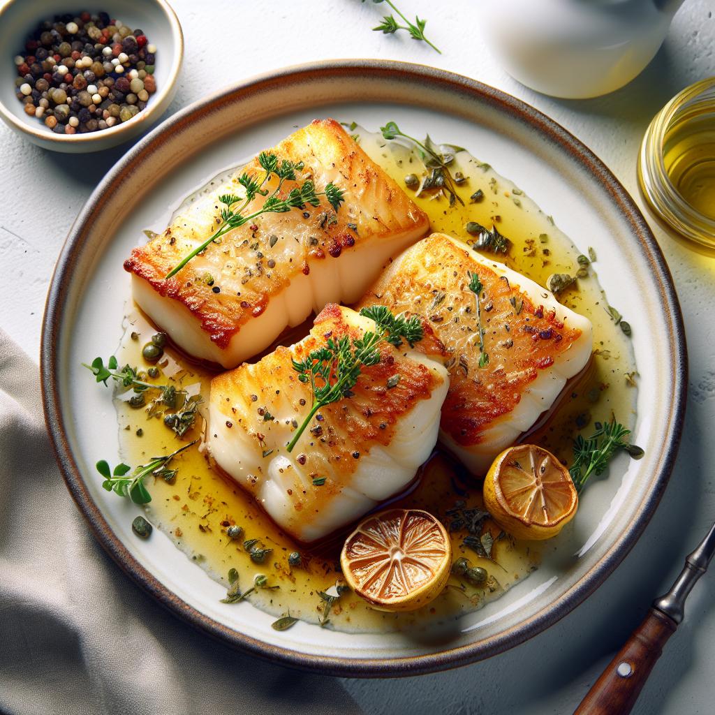 Golden Baked Cod Fillets: A Simple Seafood Delight