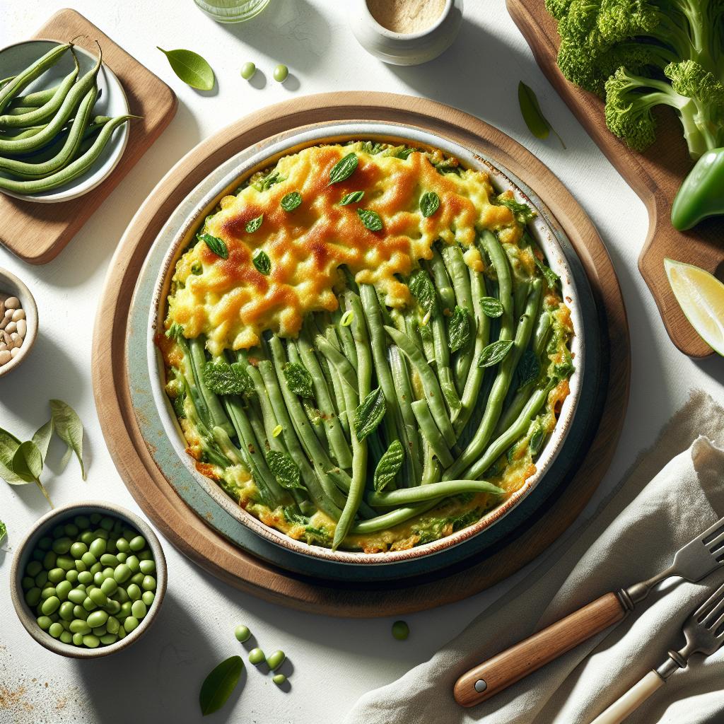 A Flavorful Twist: Simple Vegan Green Bean Casserole Delight