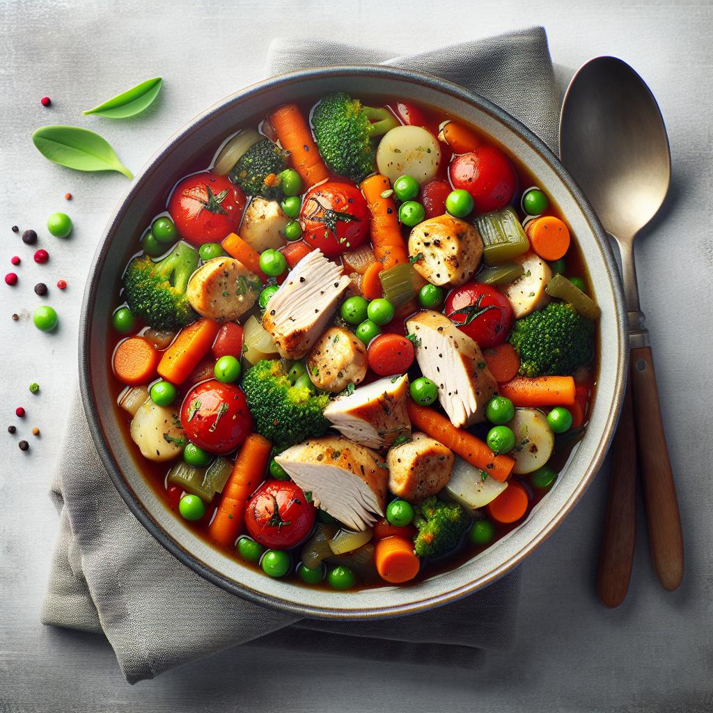 Hearty Turkey and Vegetable Stew: A Nutritious Comfort Bowl