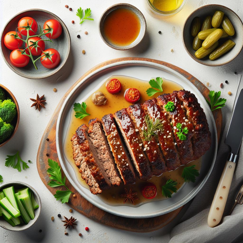 Keto Meatloaf Magic: Savory Loaf with Sugar-Free Glaze