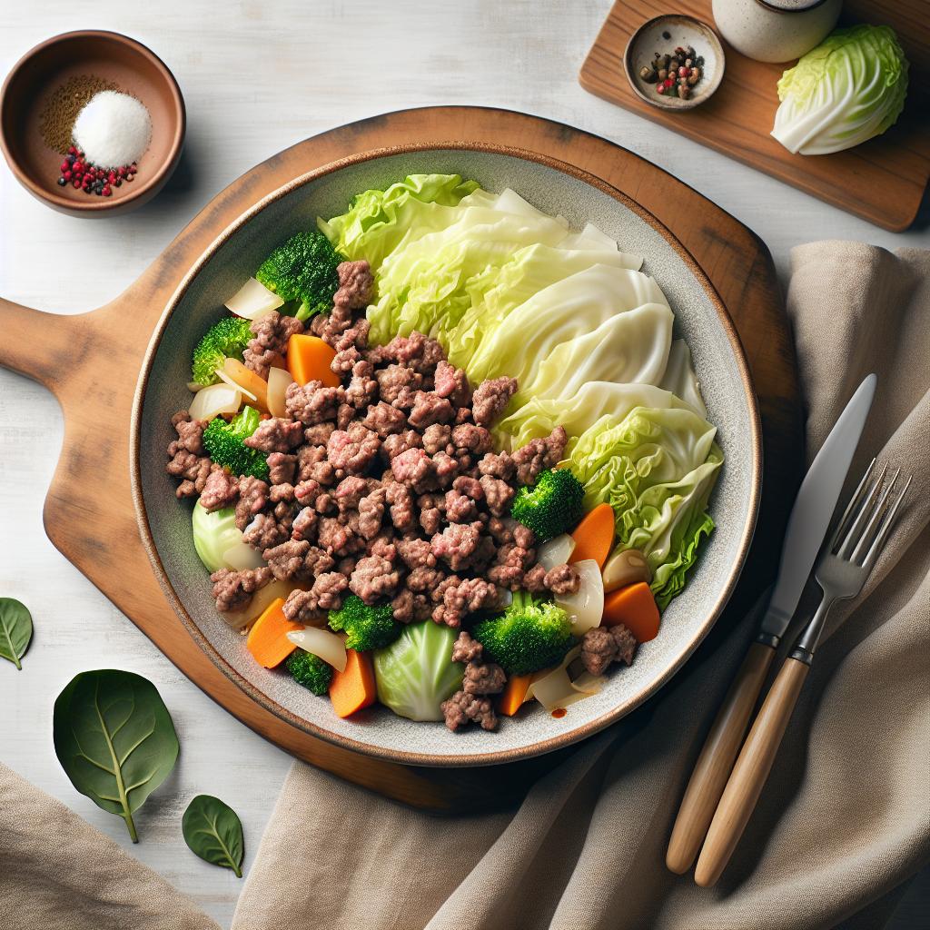 Wholesome Ground Beef & Cabbage: Quick & Tasty Meal Idea