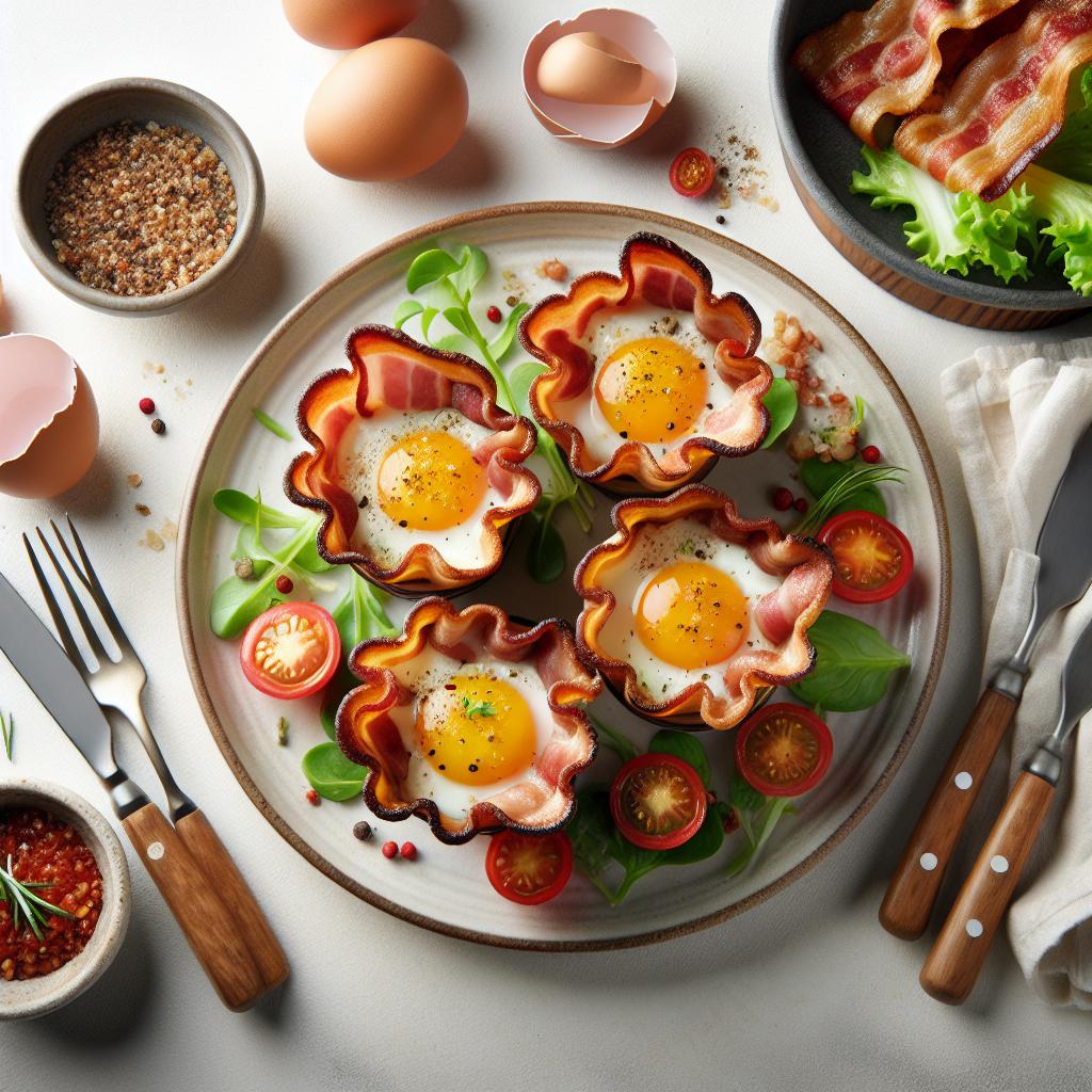 Crispy Bacon Baked Egg Cups: A Savory Breakfast Treat