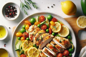 Zesty Mediterranean Lemon Chicken: A Citrus Delight Recipe