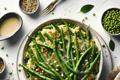 A Flavorful Twist: Simple Vegan Green Bean Casserole Delight
