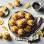 Sunshine Slices: Zesty Lemon Poppy Seed Muffin Magic