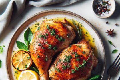 Zesty Lemon Herb Chicken Thighs: A Flavorful Roast Guide