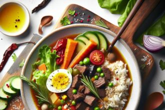 Hearty Beef and Rice Soup: A Comfort Bowl of Nourishment