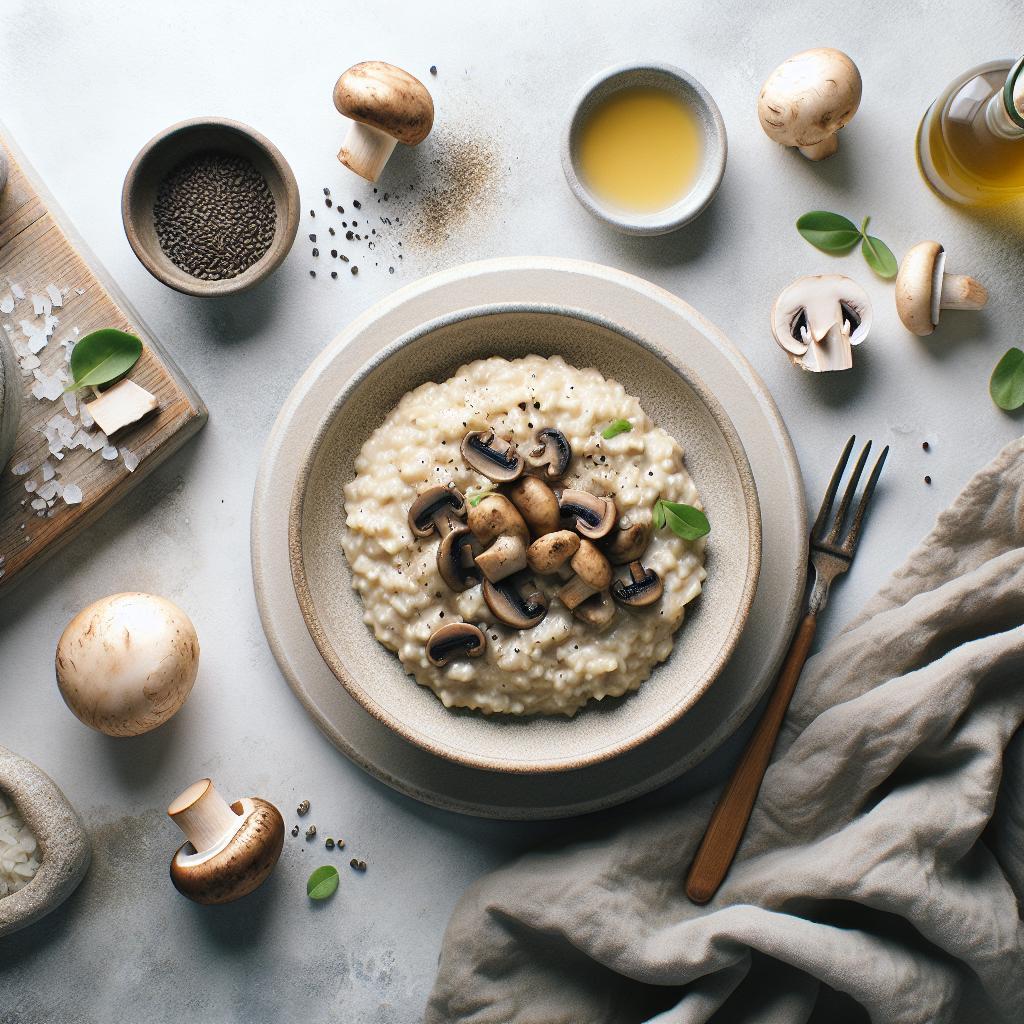 Savor the Silk: Crafting the Perfect Creamy Mushroom Risotto