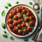 Savory Turkey Meatballs Simmered in Rich Marinara Sauce
