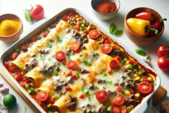 Hearty Beef Enchilada Bake: A Flavor-Packed One-Dish Meal
