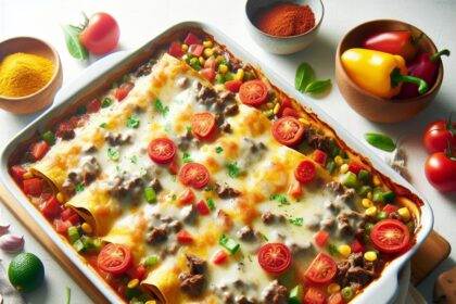 Hearty Beef Enchilada Bake: A Flavor-Packed One-Dish Meal