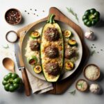 Hearty Beef and Rice Stuffed Zucchini: A Flavorful Delight