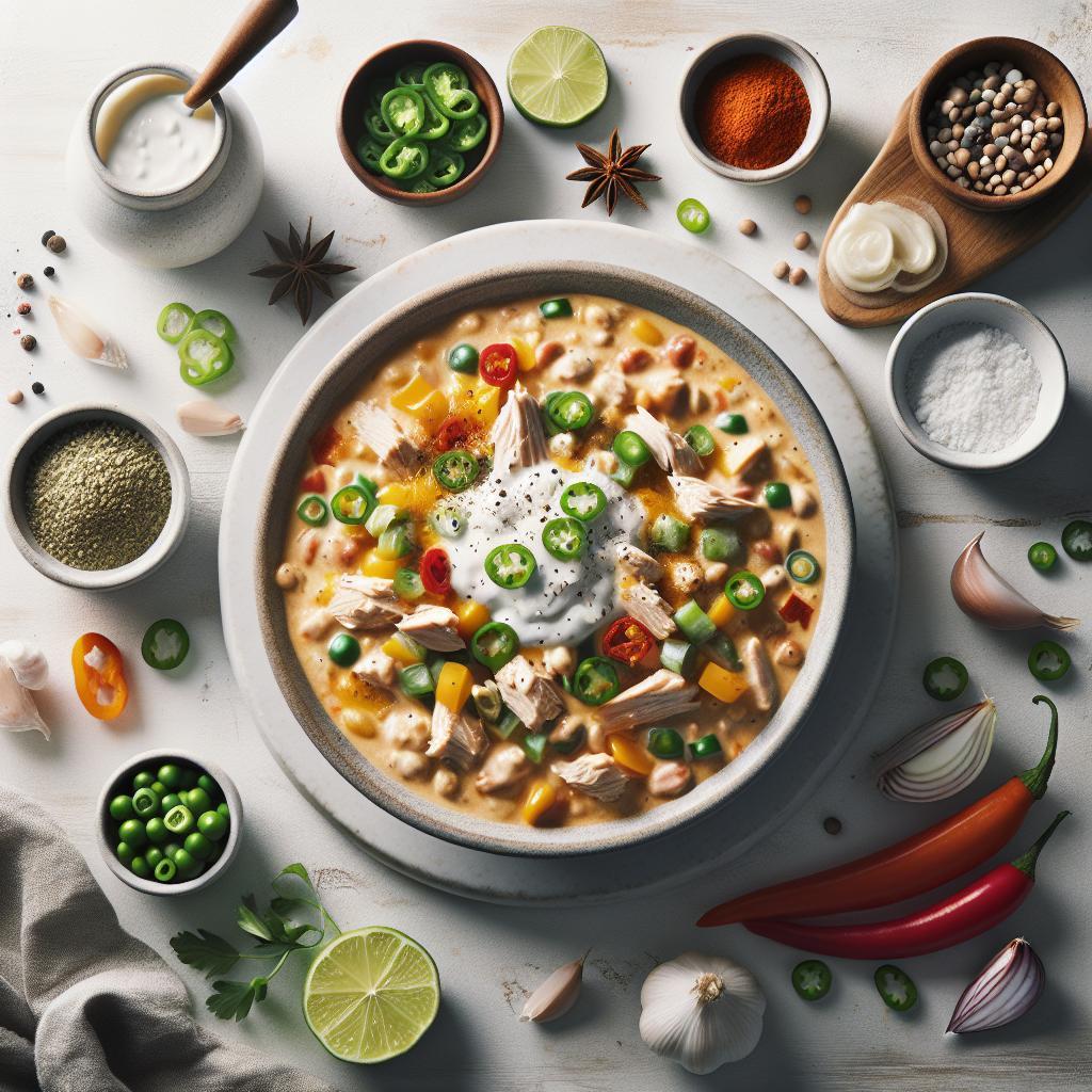 Wholesome Bliss: Dive Into Creamy White Chicken Chili Delight