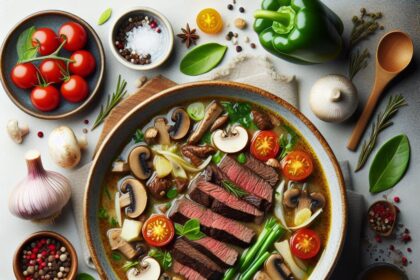 Hearty Beef and Mushroom Soup: A Savory Comfort Bowl