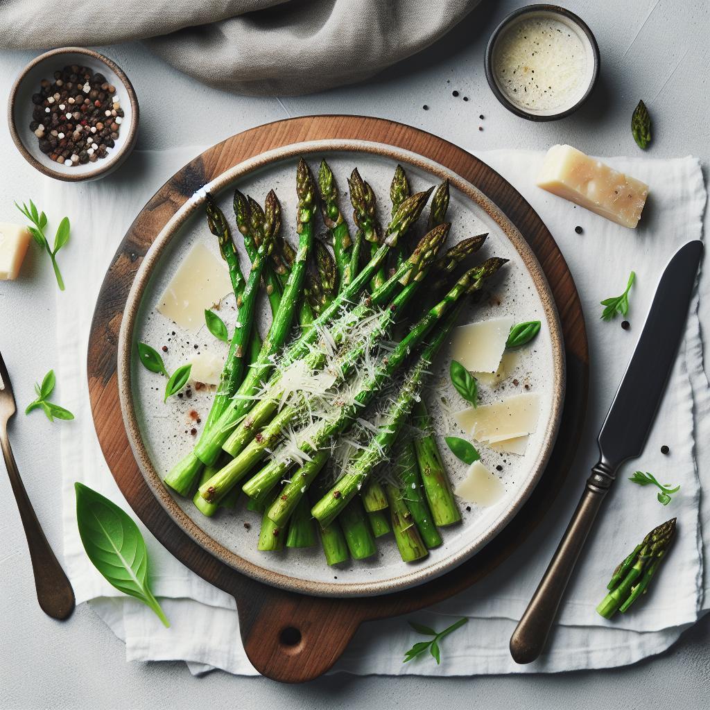 Perfectly Roasted Asparagus with Parmesan: A Savory Delight