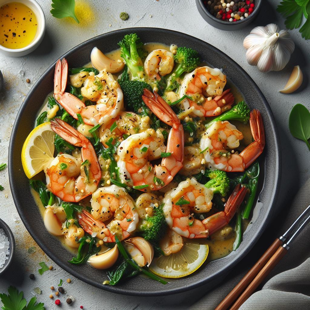 Decadent Creamy Garlic Shrimp: A Flavorful Seafood Delight