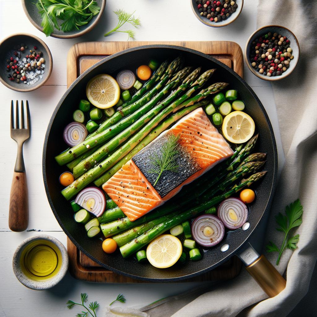One-Pan Wonder: Salmon and Asparagus Made Simple