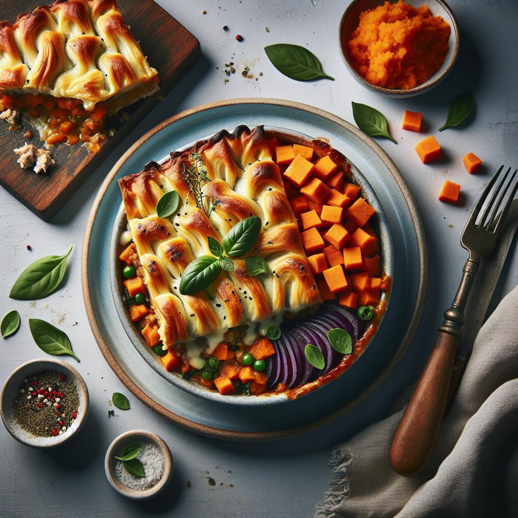 Hearty Turkey Shepherd’s Pie with Sweet Potato Twist