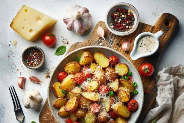 Crispy Garlic Parmesan Roasted Potatoes: A Flavorful Twist