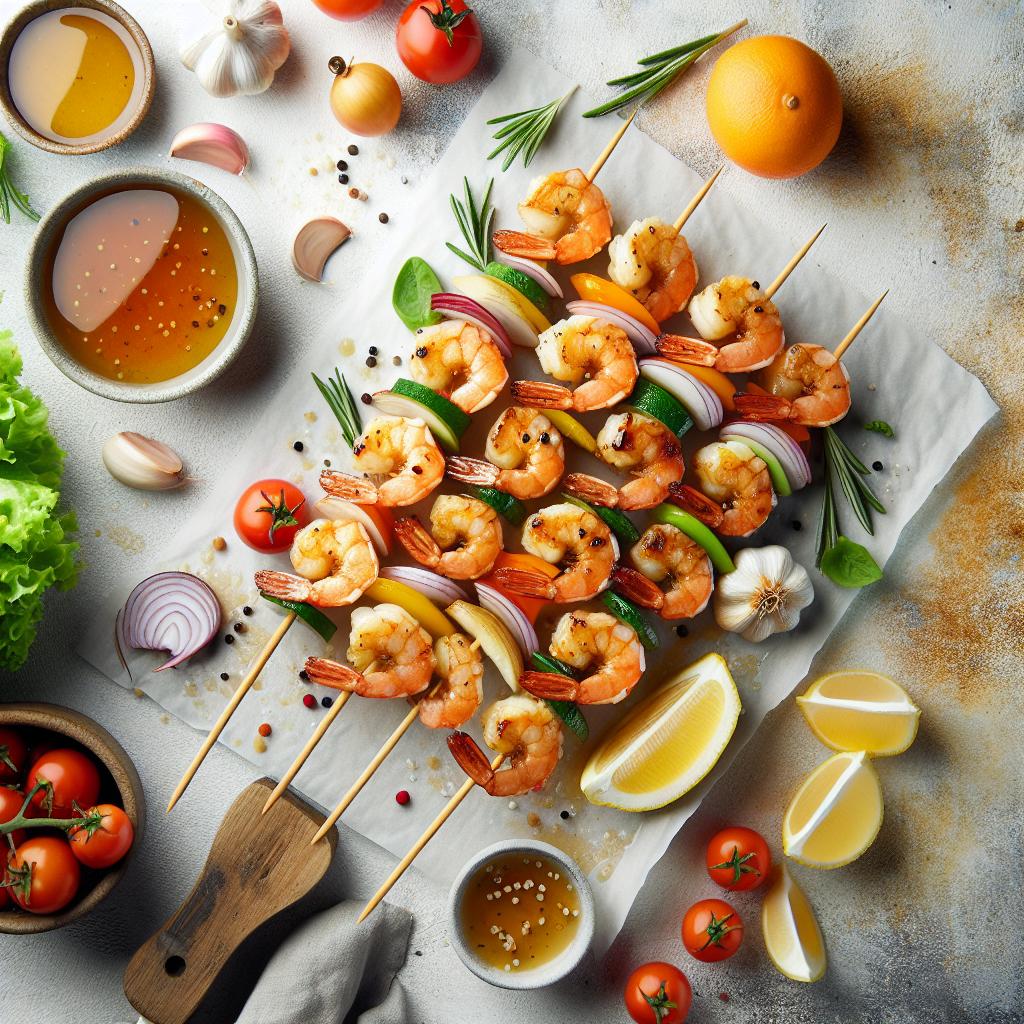 Sweet & Savory Honey Garlic Shrimp Skewers Recipe Guide