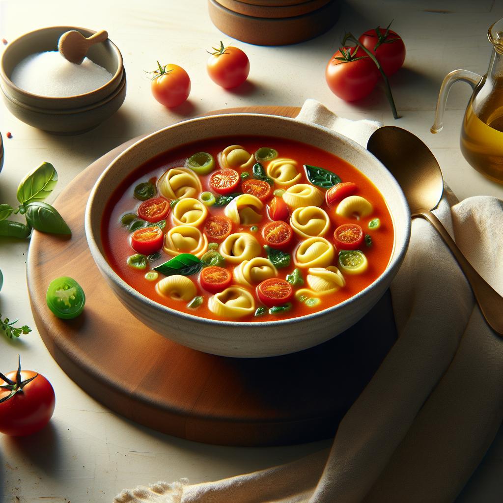 Warm Up with This Rich and Creamy Tomato Tortellini Soup