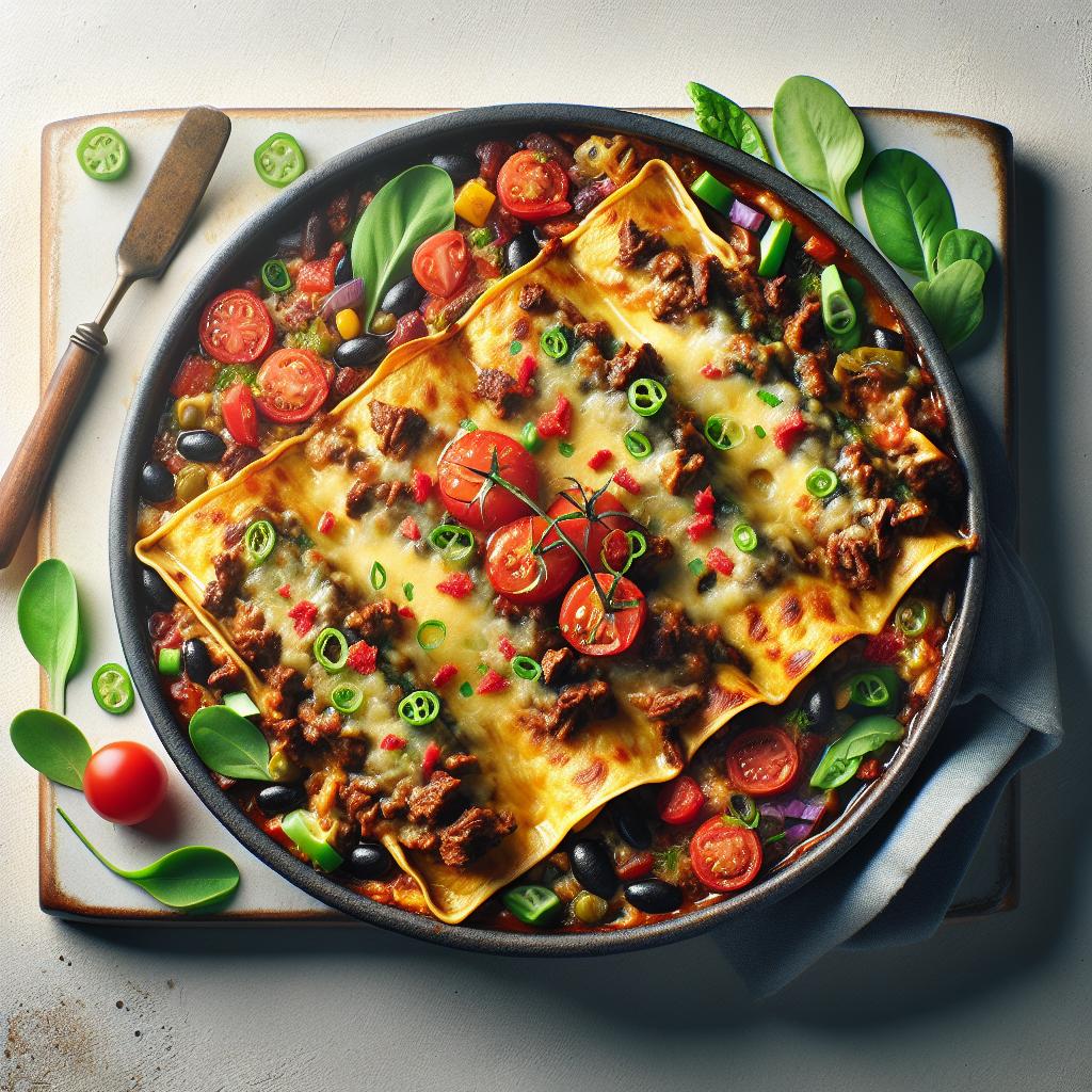 Hearty Beef Enchilada Bake: A Flavor-Packed One-Dish Meal
