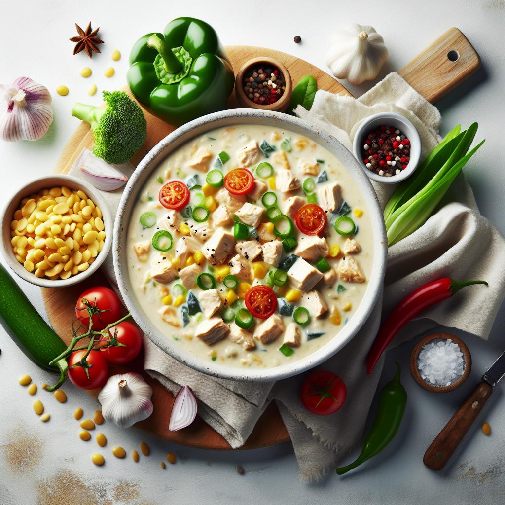 Wholesome Bliss: Dive Into Creamy White Chicken Chili Delight